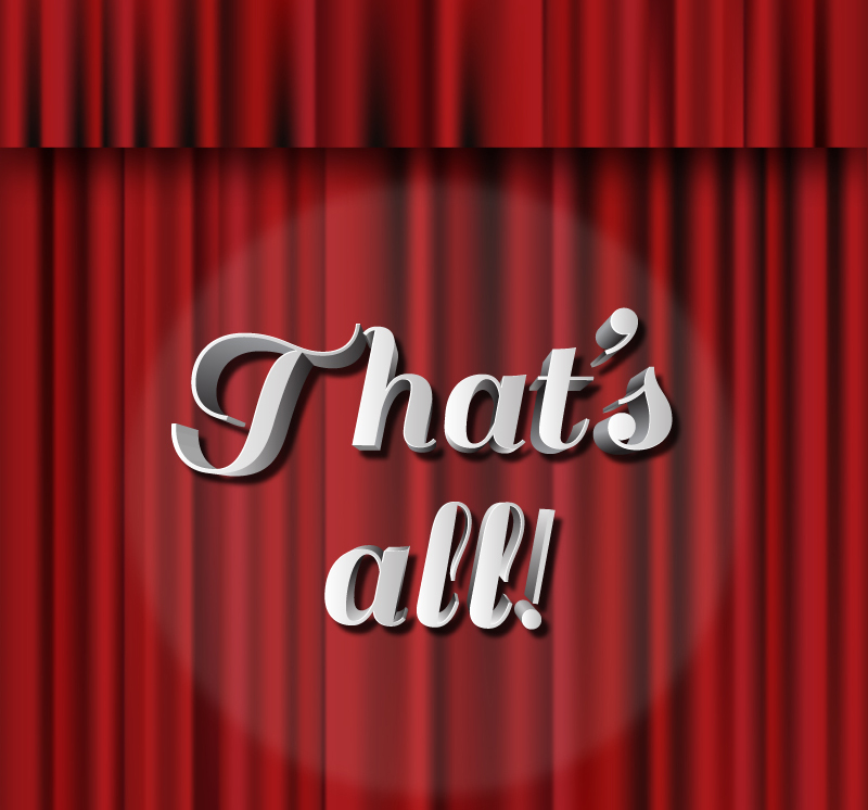 Red stage curtain vector material