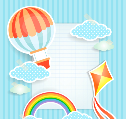 Lattice background vector material for sky clip