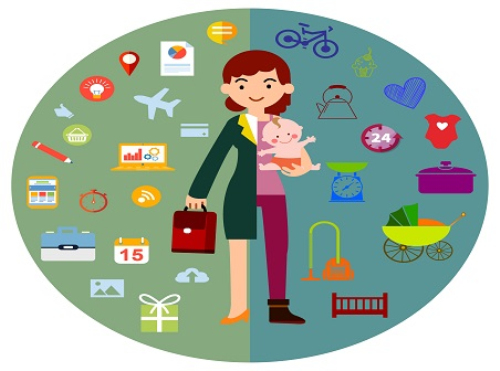 Young businesswoman vector